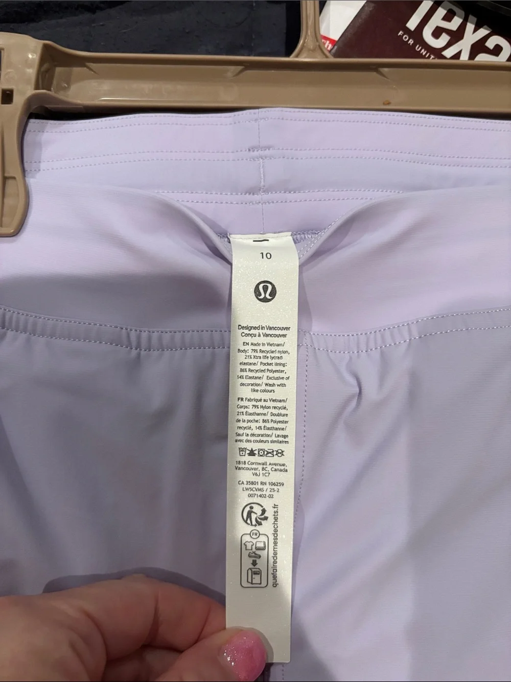 lululemon athletica Lavender Track Joggers